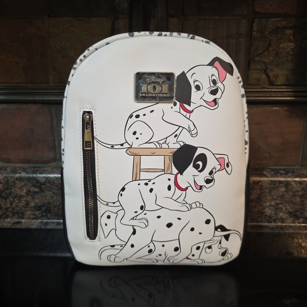 Loungefly Dalmatian White and Black Backpack